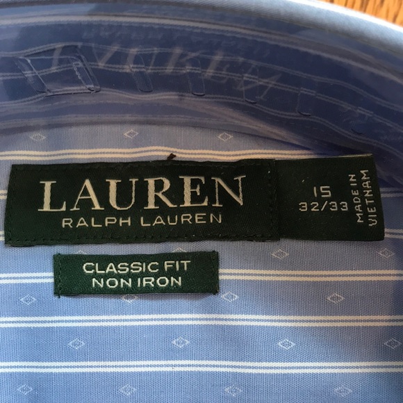Ralph Lauren blue button down - Picture 2 of 3